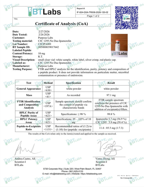 CJC 1295 no dac + Ipamorelin